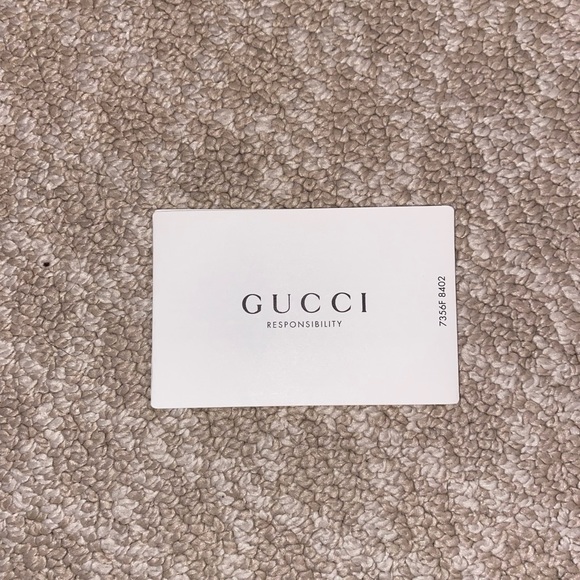Gucci Accessories Gucci Authentication Card Poshmark